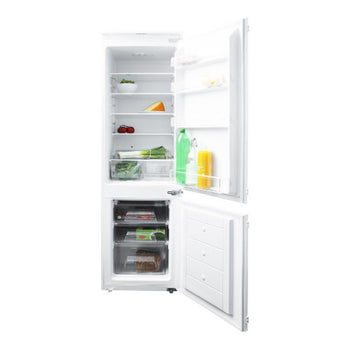 Inventum IKV1782S 178 cm inbouw koel-vriescombinatie - 242 liter - Koelkast met vriesvak 60 liter - 2 groentelades - Led-verlichting - Sleepdeur - Wit