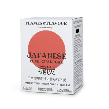 Japanse Dunne Stick Mangrove Houtskool (18KG) van Flames & Flavour (diameter 2-5 cm)