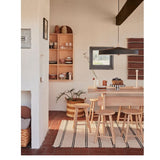 OYOY LIVING Putki Vloerkleed - Offwhite / Zwart 100% wol