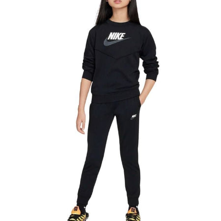 Nike Sportswear Trainingspak Junior zwart - maat 147-158