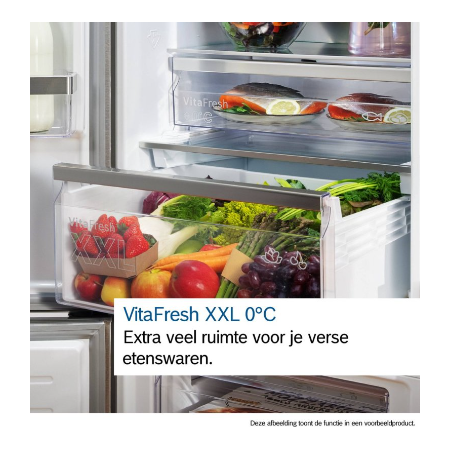 Bosch koelkast KGN492IAF - breed 70 cm - RVS