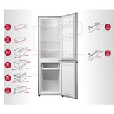 Inventum koelkast KV1500S - vrijstaand - zilver