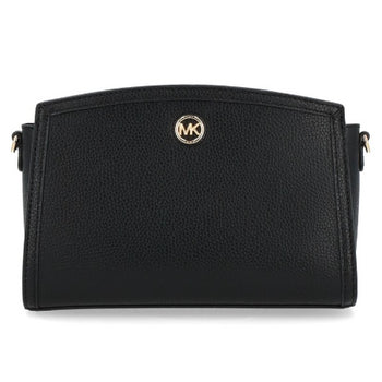Michael Kors - Crossbody bag Chantal Grande in black grained leather.