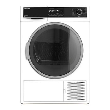 SHARP warmtepompdroger KD-HH8GW1-BE - Wit