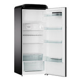 Etna Retro Koelkast KVV7154ZWA - zwart