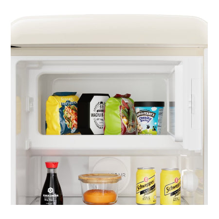 Etna Retro Koelkast KVV7154ZWA - zwart