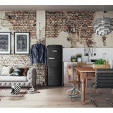 Etna Retro Koelkast KVV7154ZWA - zwart