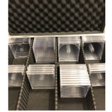 CD koffer DJ case voor 140 CDs - zilverkleurig