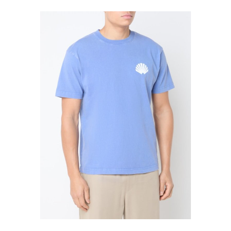 New Amsterdam Surf Association T-shirt met logo- en backprint - Blue - Maat S
