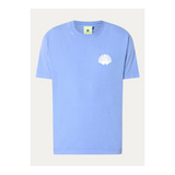 New Amsterdam Surf Association T-shirt met logo- en backprint - Blue - Maat S