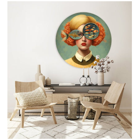 Muurcirkel Vision - Mirjam Duizendstra - 60cm