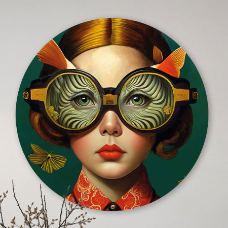 Muurcirkel Underwater art - Mirjam Duizendstra - 60cm