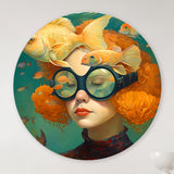 Muurcirkel Underwater friends2 - Mirjam Duizendstra - 60cm