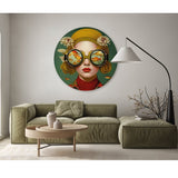 Muurcirkel I wish I was a Fish - Mirjam Duizendstra - 40cm