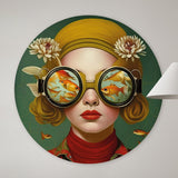 Muurcirkel I wish I was a Fish - Mirjam Duizendstra - 40cm