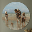 Muurcirkel Kinderen der zee - Jozef Israëls - 40cm