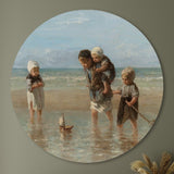 Muurcirkel Kinderen der zee - Jozef Israëls - 40cm