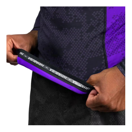 Hayabusa Rash Guard Long Sleeve Ranked Purple - Maat XL