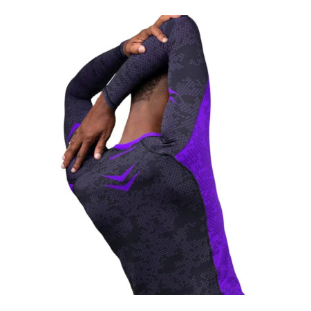 Hayabusa Rash Guard Long Sleeve Ranked Purple - Maat XL