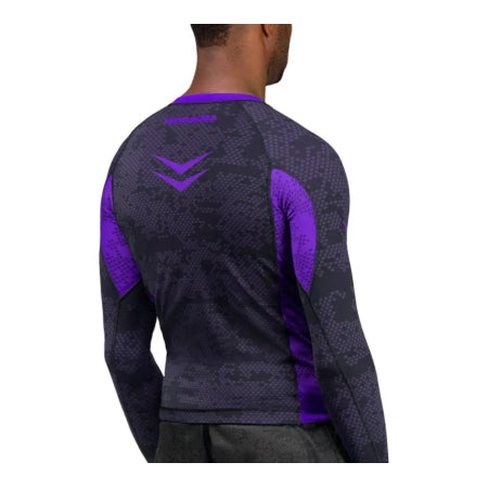 Hayabusa Rash Guard Long Sleeve Ranked Purple - Maat XL