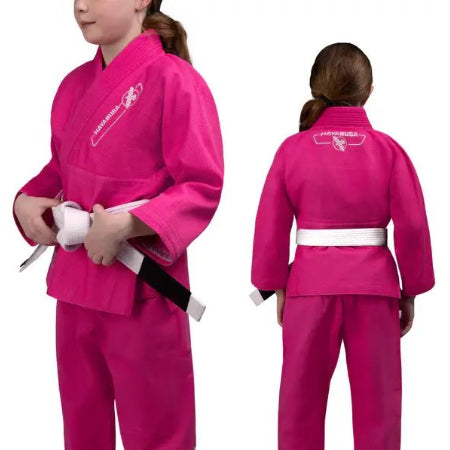 Hayabusa BJJ Gi Kids Essential Roze - maat 82/94 cm 12-16 kg