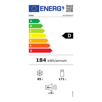 ETNA koelkast KCV282NWIT - Wit - No Frost 