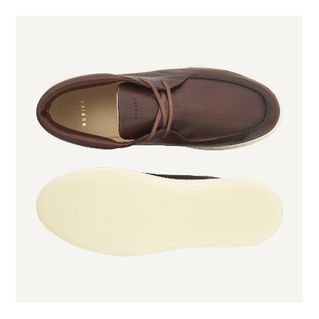 Nubikk Jiro Gio Brown Grain Loafer voor Heren - Maat 41