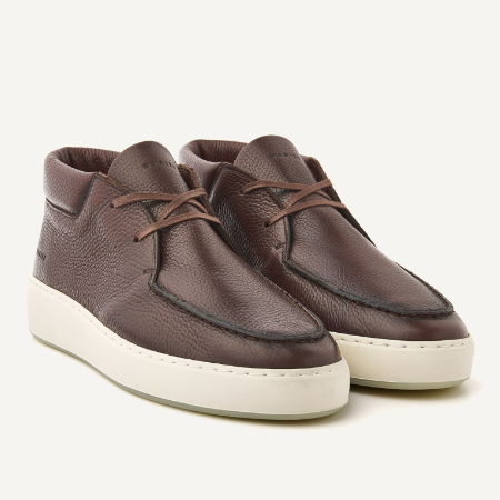 Nubikk Jiro Gio Brown Grain Loafer voor Heren - Maat 45