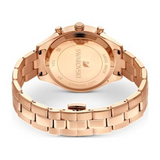 Swarovski Octea lux sport horloge Bruin, Goudkleurige afwerking 5632472