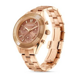 Swarovski Octea lux sport horloge Bruin, Goudkleurige afwerking 5632472