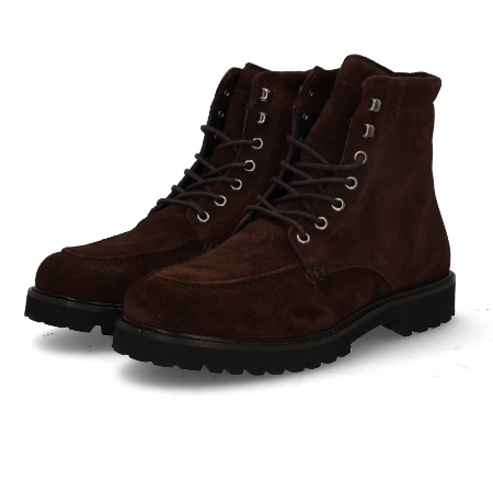 Nubikk Herenschoenen - Boots Bruin - Ethan Harvey - DK brown - Maat 45