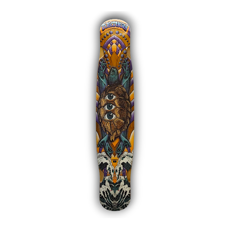 Timber Tortuga 2.0 - 116 cm - Stiff - Longboard (zelfbouw)