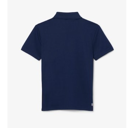 Lacosta Ultra Dry Piqué Tennis-Polohemd - blauw - Maat 92 cm (2A)