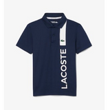 Lacosta Ultra Dry Piqué Tennis-Polohemd - blauw - Maat 92 cm (2A)