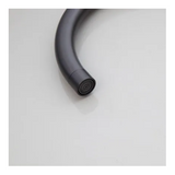 WEBO Vrijstaande Badmengkraan met staafhanddouche en 150cm doucheslang Gun Metal Badkraan Rio