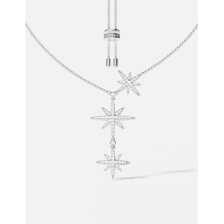 APM Monaco Triple Météorites Adjustable Necklace