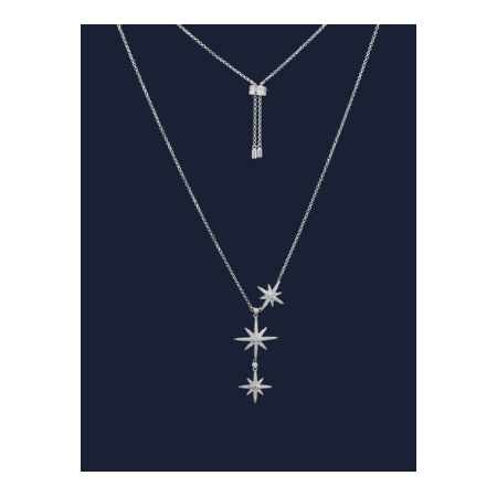 APM Monaco Triple Météorites Adjustable Necklace