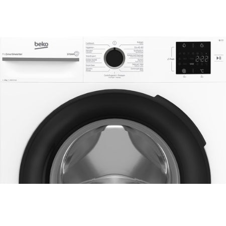 Beko wasmachine B100 BM1WFU3842W - 8 kg - Wit