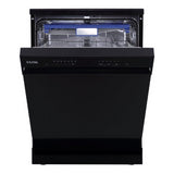 ETNA vaatwasser VWV240CZWA - Vrijstaand - Zwart 