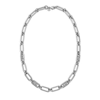 Michael Kors Statement Platinum Plated Brass Necklace