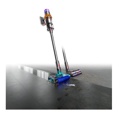 Dyson V15s Detect Submarine - Steelstofzuiger met dweilfunctie- Nikkel/Geel - 230 Air Watts