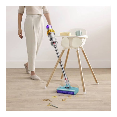 Dyson V15s Detect Submarine - Steelstofzuiger met dweilfunctie- Nikkel/Geel - 230 Air Watts