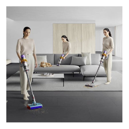 Dyson V15s Detect Submarine - Steelstofzuiger met dweilfunctie- Nikkel/Geel - 230 Air Watts