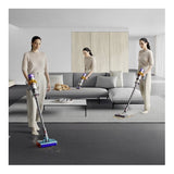 Dyson V15s Detect Submarine - Steelstofzuiger met dweilfunctie- Nikkel/Geel - 230 Air Watts