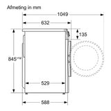 Bosch wasmachine WGG04407NL - Serie 4 - wit