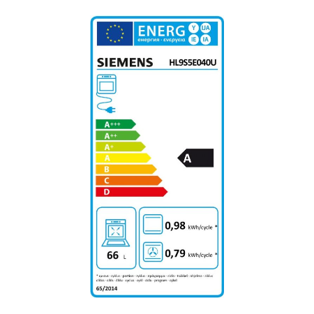 Siemens inductie fornuis HL9S5E040U - iQ500 