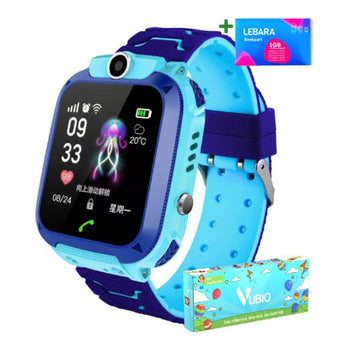 VUBIO Kinder Smartwatch Blauw - Bellen - Camera