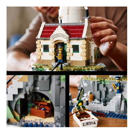 LEGO Ideas Gemotoriseerde vuurtoren met Lichtjes - 21335