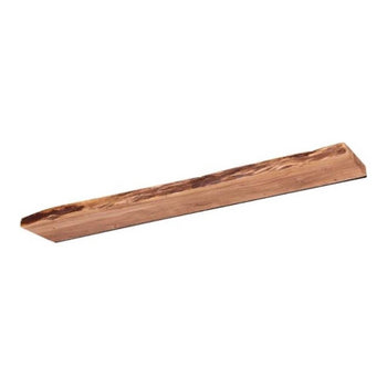 Wandplank 120 edge Massief acacia naturel