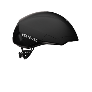 Skate-Tec ST helm 025 vizier Zwart - Maat S/M
